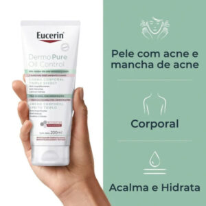 Eucerin Dermo Pure Creme Corporal Efeito Triplo 200ml